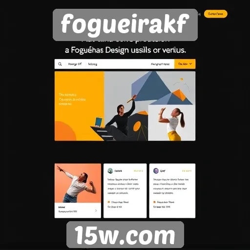 Tendências de design no site fogueirakf